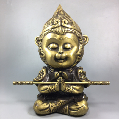 斗战胜佛齐天大圣摆件客厅黄铜