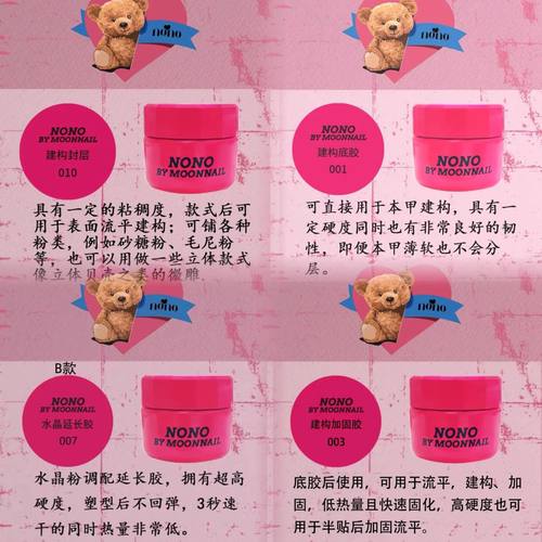 nono功能胶nono建构底胶加固封层水晶延长胶30克美甲店专用功能胶