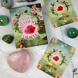 Oracle进口英文卡牌 Alchemy 现货正版 水晶炼金术神谕卡Crystal