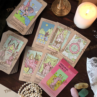 【正版】粉彩韦特塔牌中英文卡牌正品Original Pink Tarot塔luo牌