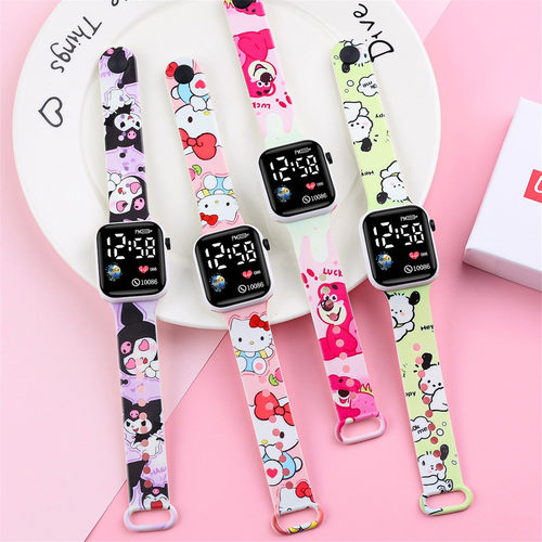 夜光儿童手表只看时间学生电子表