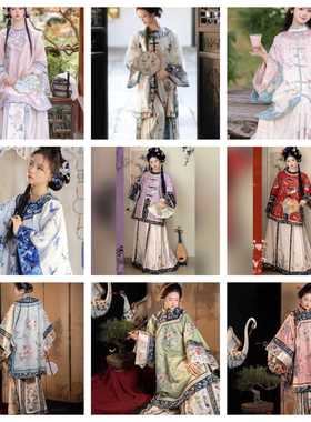 租汉服古装出租清朝汉女服装晚晴民女山西晋商少奶奶新中式表演服