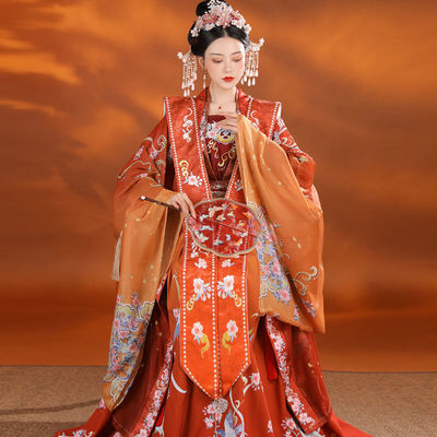 租汉服古装出租清平乐宋制霞帔女正品原创对襟长衫齐腰襦裙中国风