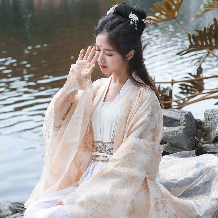 出租古装汉服荣姬女中国风日常仙气学生拍照写真舞蹈表演服装租赁