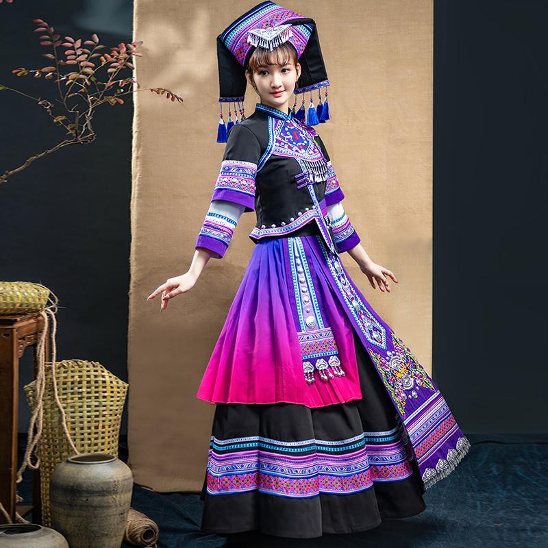 出租少数民族风壮族三月三表演服