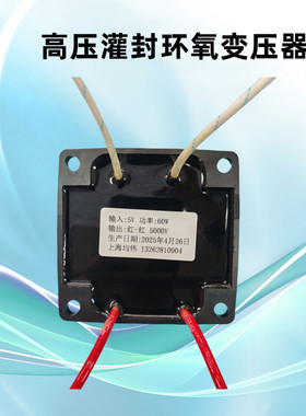 高压升压灌封环氧电源变压器5V2000V3000V4000V5000v功率60W