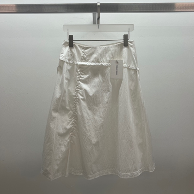 韩国正品代购 WEARABLE-L春季新款学院风简洁时尚高腰A字版半身裙