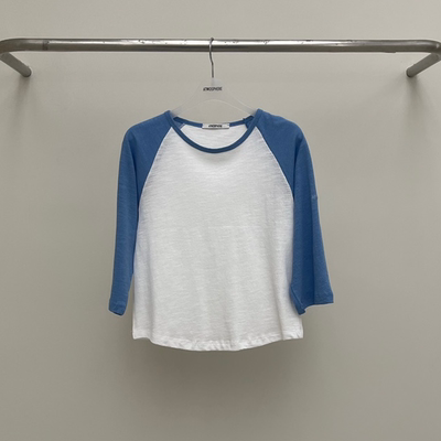 韩国正品代购 ATMOSPHERE春季新款随性时尚撞色舒适好搭长袖T恤