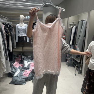 蕾丝吊带连衣裙女百搭显瘦中长款 韩国正品 新款 春季 连衣裙 代购