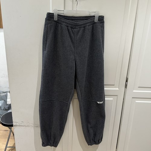 WE ARE/WELOVER韩国正品代购2025冬季松紧腰束脚加绒卫裤运动裤