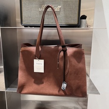 TEMPTING秋 韩国代购 简约百搭时尚大容量时尚百搭复古单肩托特包