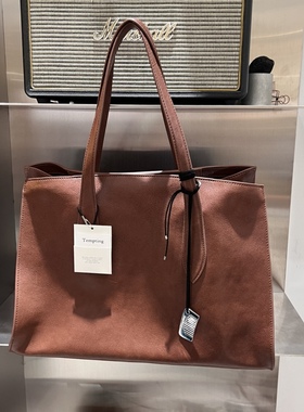 TEMPTING秋 韩国代购 简约百搭时尚大容量时尚百搭复古单肩托特包