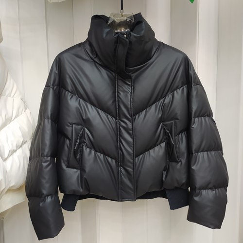 RAIME免洗立领加厚短款羽绒服