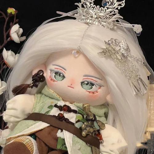 小慈粑棉花娃属性代号鸢左慈20cm毛绒玩具送节日礼物兽耳公仔娃衣