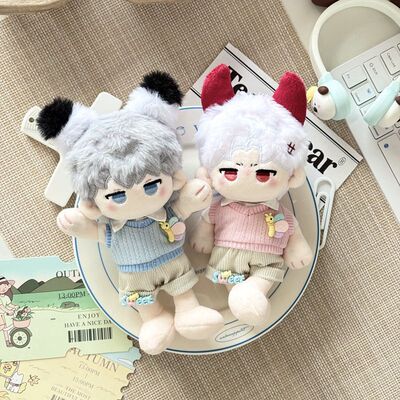 捶捶体15cm昆虫日记娃衣10cm棉花娃娃20cm40cm正常体公仔换装娃衣