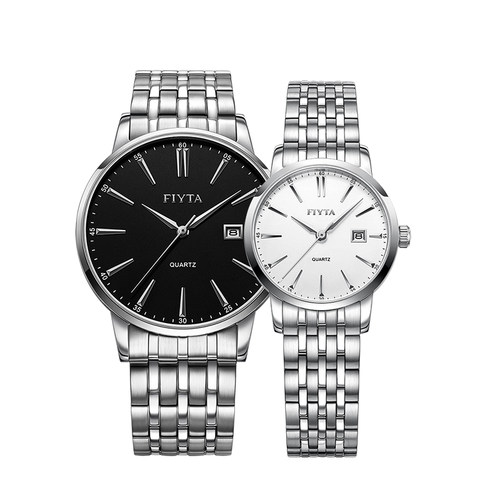 飞亚达简约风防水情侣对表