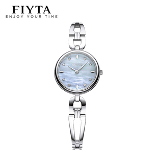 飞亚达手表女时尚潮流石英表女表手链式防水女士手表L864007.WLW