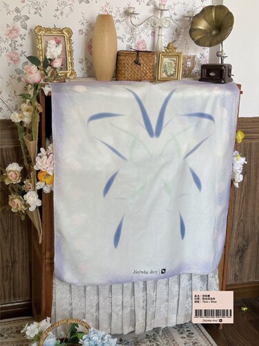 原创韩系百搭多场景用短毛绒挂布
