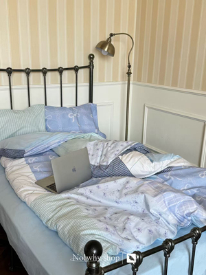 清新印花100纯棉四件套全棉床品