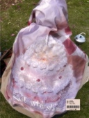 why shop歪店可爱挂布背景布 福利款 贝壳蛋糕 卧室壁饰布