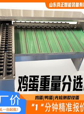 定制蛋分选机 鸭蛋重分量品鸡蛋选设备 蛋视觉裂纹测电子分级检机