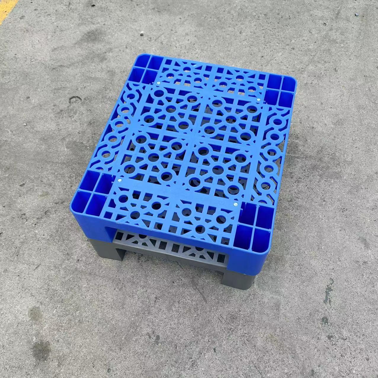 厂家镂空平面四角板塑托流盘物周仓转垫板仓库料防潮垫栈板地JAZ