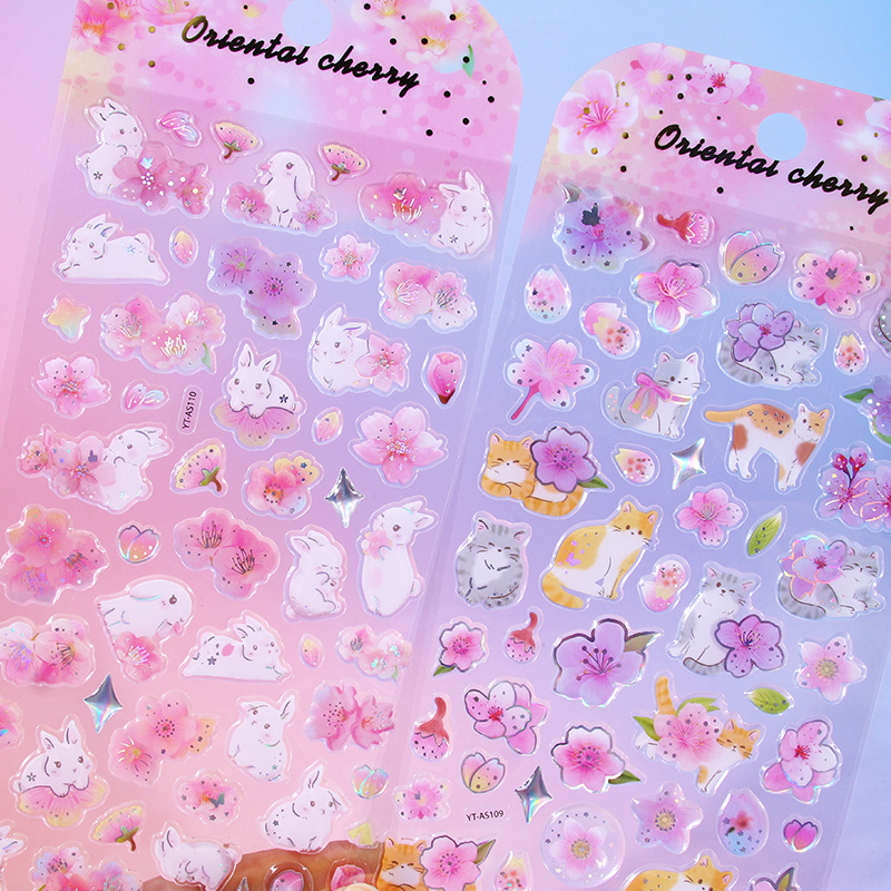 樱花滴胶水晶贴画滴胶钻石宝石贴