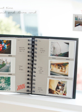 韩版3寸拍立得相纸4寸手机in打印照片相册 火车票电影票收藏集本