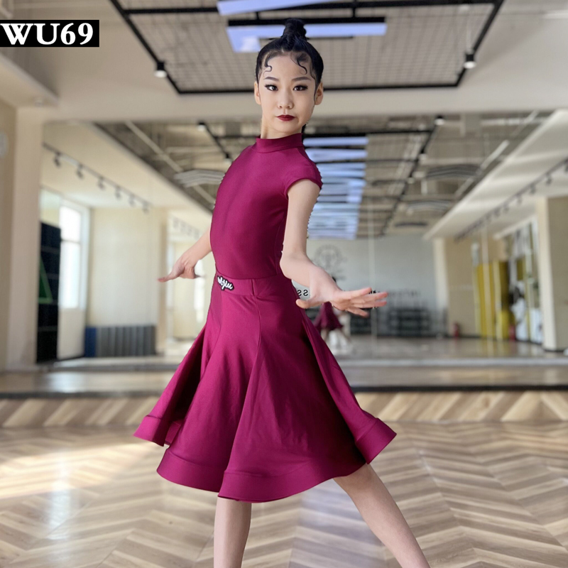 少儿拉丁舞比赛服装女