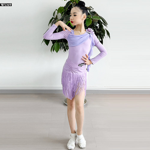 新款儿童拉丁舞练功表演服