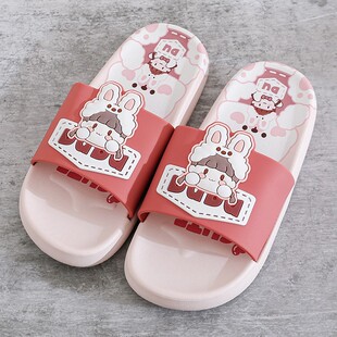 儿童凉拖鞋男孩女童夏季卡通可爱室内家居软底防滑浴室小宝宝拖鞋