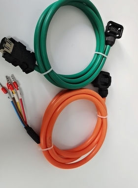 PUR三菱伺服电机线编码器线J3J4JE动力刹车线MR-J3ENCBL5M-A1-L-H