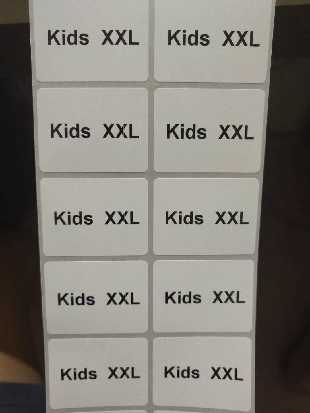ͰæÖ½²»¸É½º³ßÂëÌùÖ½ Ò·þ´óС±êÇ© ·þ×°µõÅÆÌùÖ½ Ô²ÐÎ XS-3XLÂë