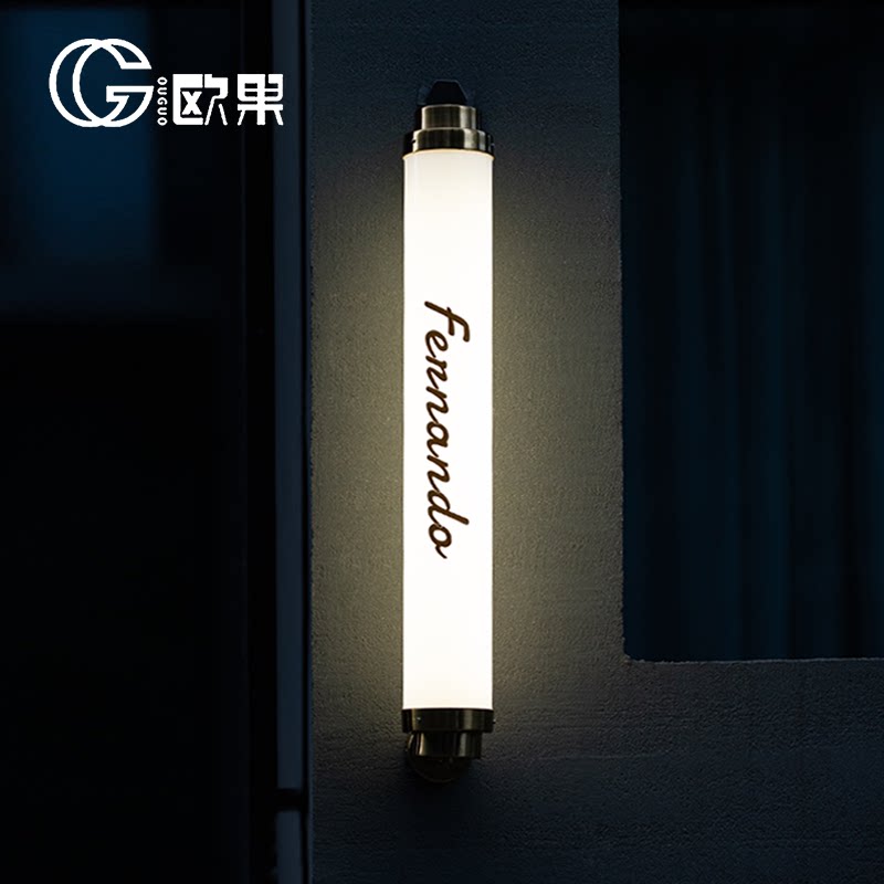 悬挂不锈钢灯箱金属招牌
