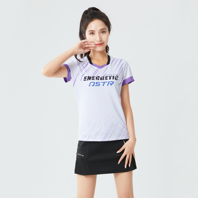 羽毛球服新款短袖套装男女上衣运动速干网排乒球比赛团购定制T恤