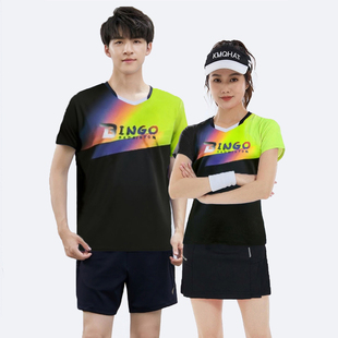 羽毛球服新款情侣速干透气团购套装网乒排球比赛团队定制运动队服