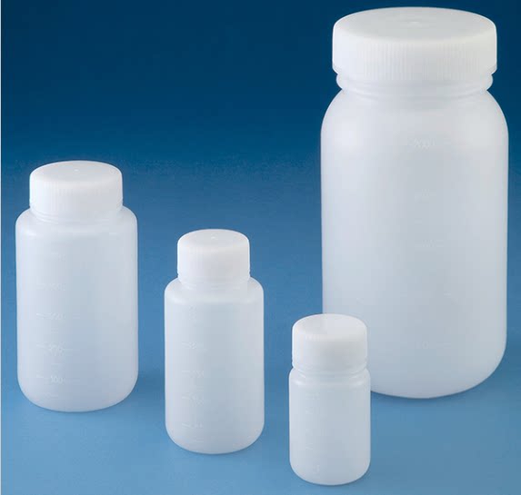 as one亚速旺实验室用品容器树脂容器pe瓶圆形广口瓶白色聚乙烯瓶