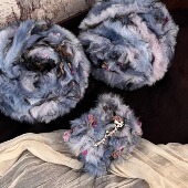 Dengd 半岛晚樱 毛线团邓邓手混线手工diy钩针编织围巾衣帽线团新