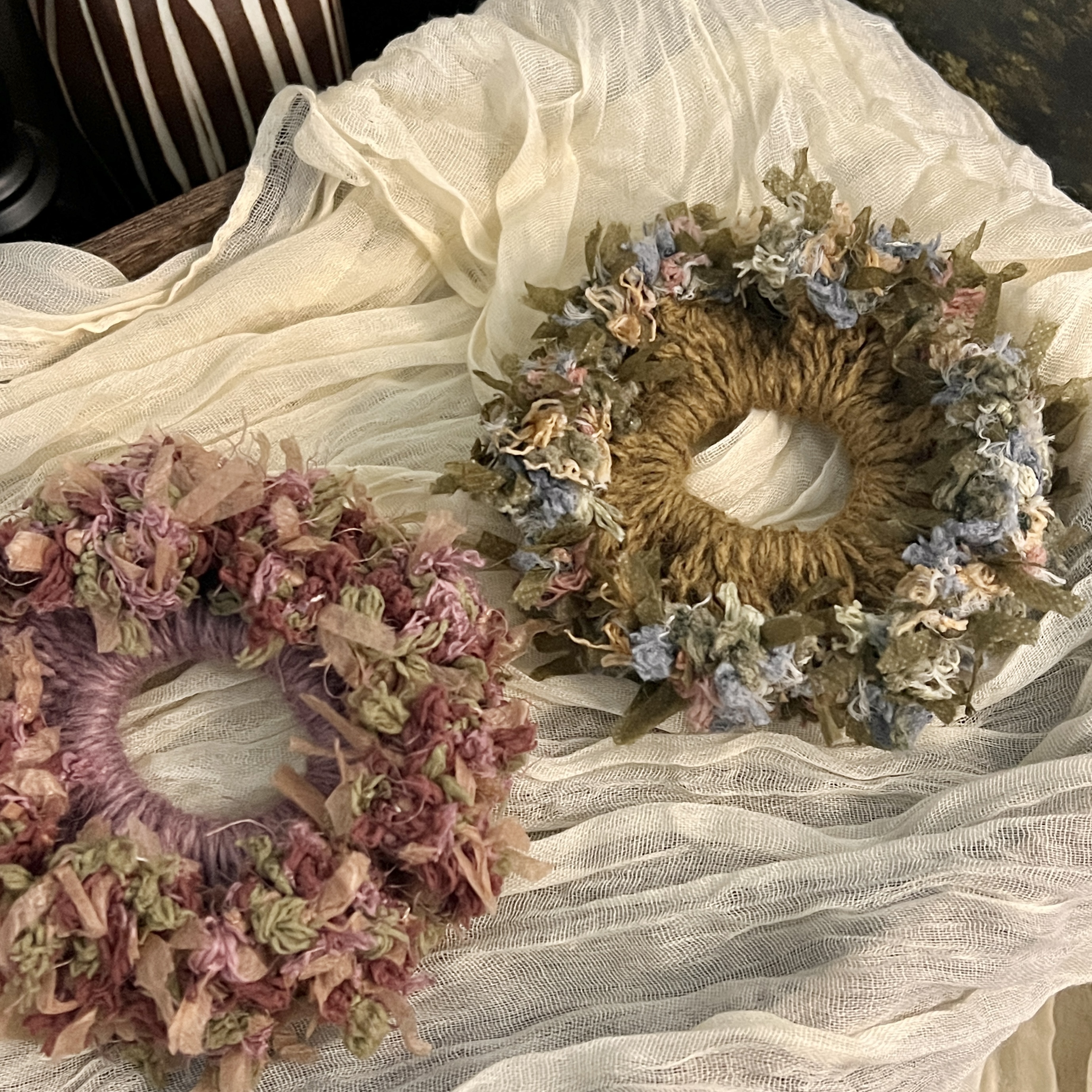 Dengd发圈线材手工DIY钩针编织