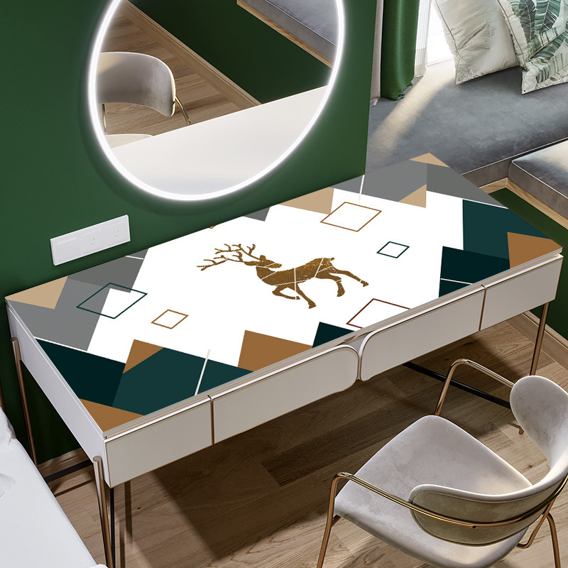 北欧风防水免洗桌垫pvc桌面装饰梳妆台桌布网红美甲垫餐桌课桌垫