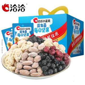 洽洽小蓝袋益生菌每日坚果750克礼盒30日装零食节日礼品恰恰食品