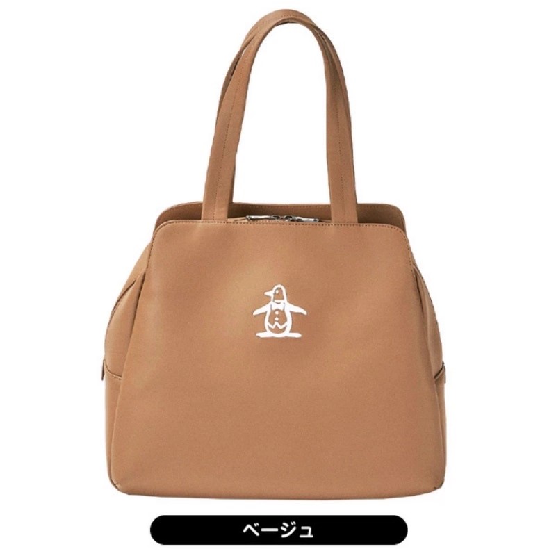 日本直邮Munsingwear万星威女士时尚手拎皮包高尔夫球车包正品