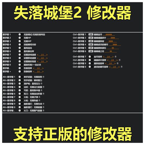 非游戏 支持正版 《失落城堡2》Lost Castle 2 修改器 可包更新