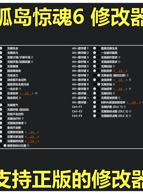 非游戏 支持正版 《孤岛惊魂6》Far Cry 6 修改器 可包更新
