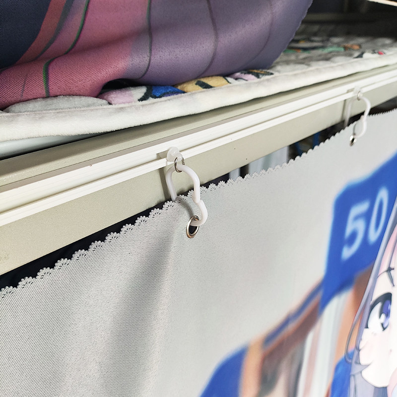 粘贴轨道床帘专用短帘窗帘免打孔滑轨,床上用品,床幔,淘宝优惠券,粉丝福利购,淘宝优惠卷