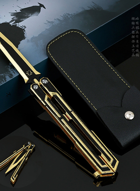 无畏契约2025冠军赛蝴蝶刀金属武器模型合金近战甩刀手办玩具周边