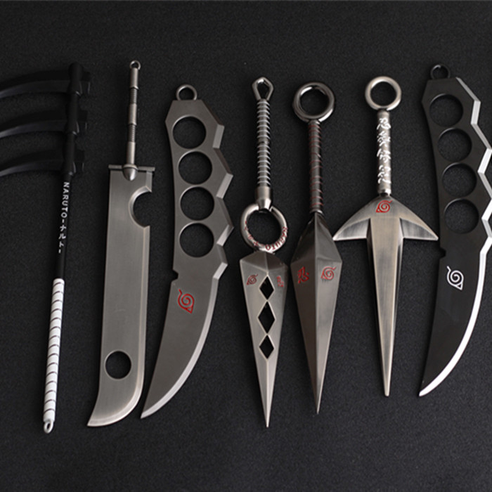 鸣人苦无飞雷神动漫cos手里剑