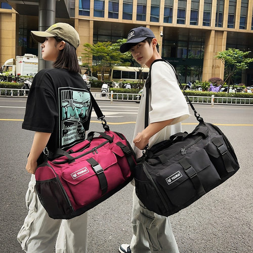 YOUMAI中国大容量旅行包防水登机手提行李包干湿分离健身包行李包
