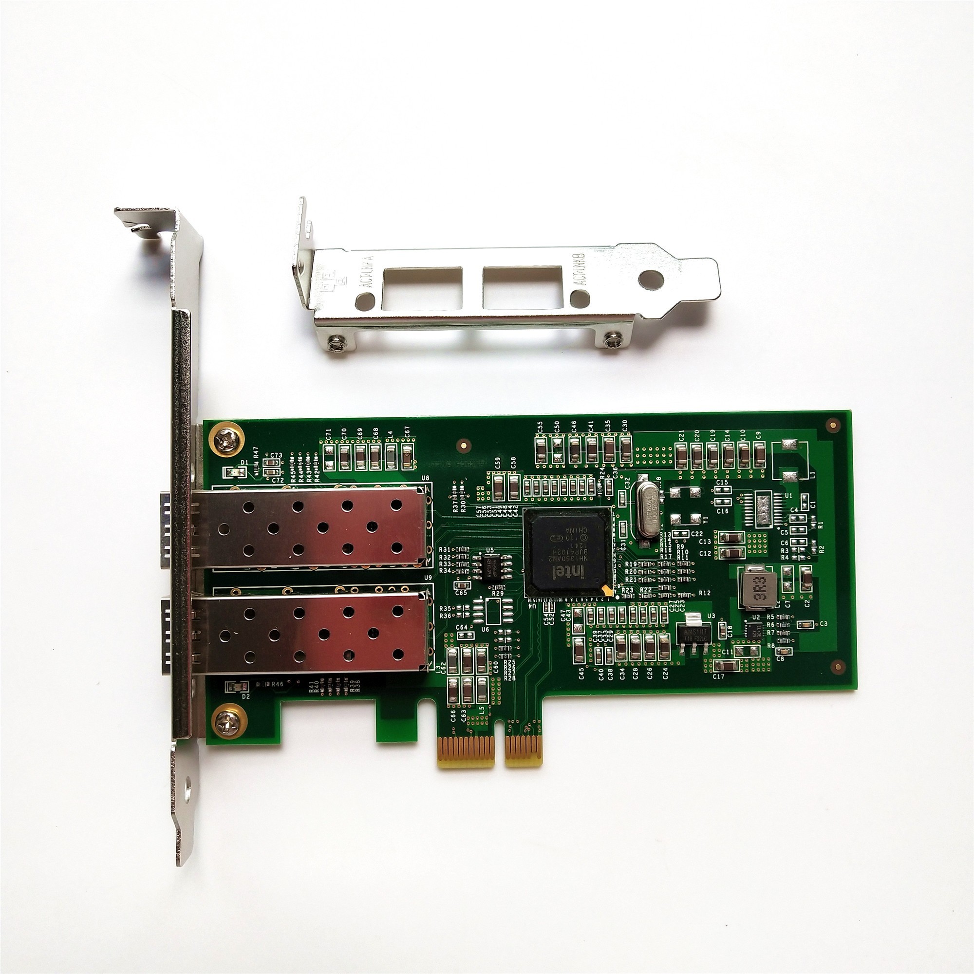 I350-F2双口SFP接口千兆光纤网卡PCI-E X1 I350AM2