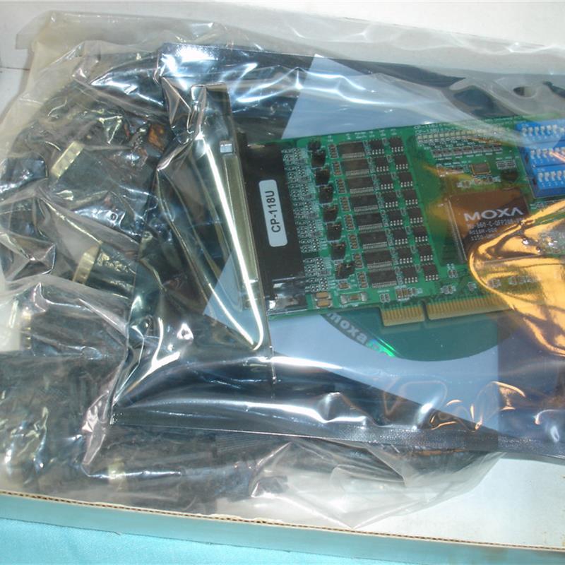 旧盒99新 MOXA CP-118U 8口多串口卡RS-422 485 含原装数据采集线